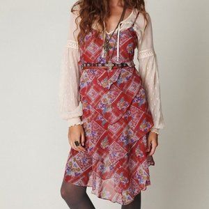 Free People Tiered Gypsy Daisy Chain Dress 2
